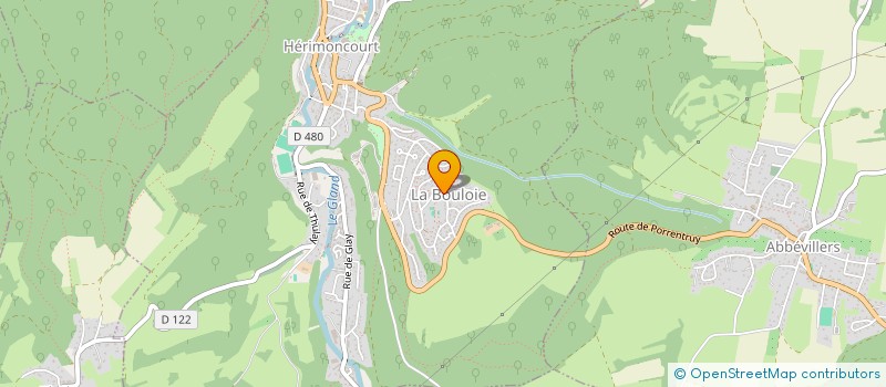 localisation de l'entreprise 799 603 287   HERIMONCOURT