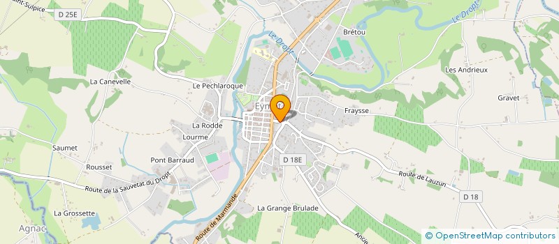 localisation de l'entreprise 799 612 924   LE BOUSCAT