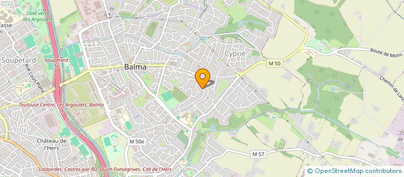 localisation de l'entreprise 799 621 628   QUINT-FONSEGRIVES