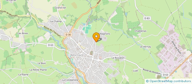 localisation de l'entreprise 799 637 491   MORNANT