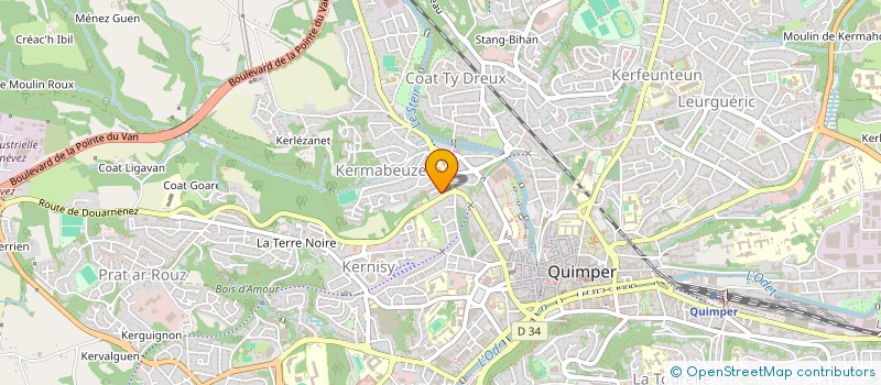 localisation de l'entreprise 799 650 643   BENODET