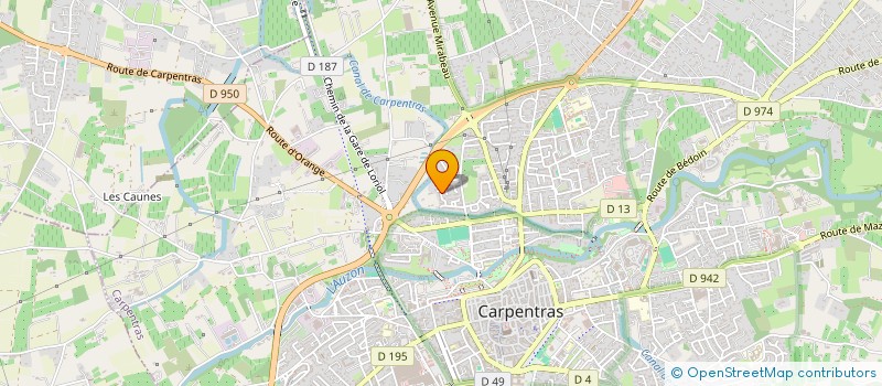 localisation de l'entreprise 799 651 591   CARPENTRAS