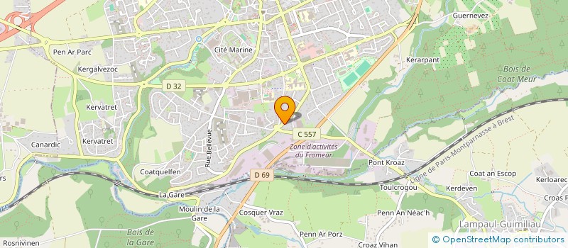 localisation de l'entreprise 799 679 261   PLOUZEVEDE