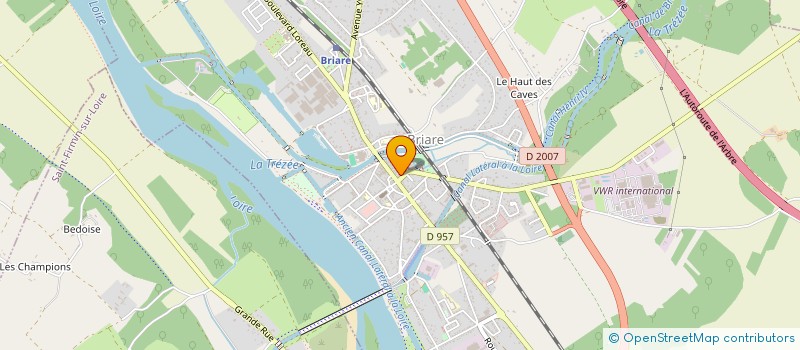 localisation de l'entreprise 799 694 583 à BRIARE