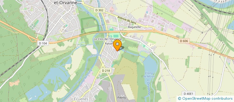 localisation de l'entreprise 799 724 745 à MORET-LOING-ET-ORVANNE