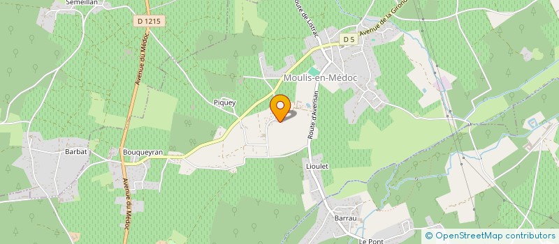 localisation de l'entreprise 799 778 543   MOULIS-EN-MEDOC