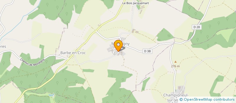 localisation de l'entreprise 799 801 709   MONDIGNY