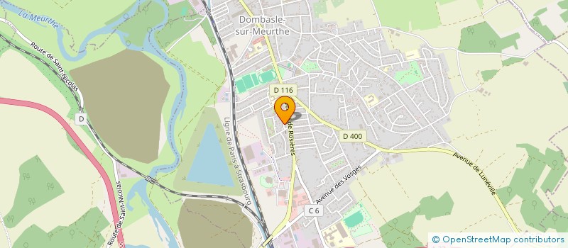 localisation de l'entreprise 799 825 245   DOMBASLE-SUR-MEURTHE