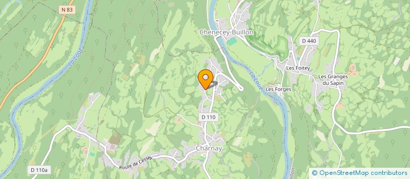 localisation de l'entreprise 799 834 171   BESANCON