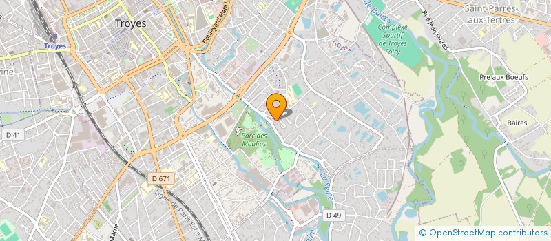 localisation de l'entreprise 799 836 275   BAR-SUR-AUBE