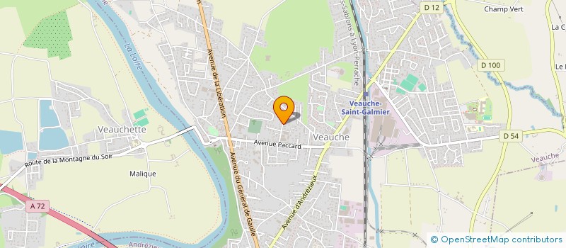 localisation de l'entreprise 799 836 382   VEAUCHE