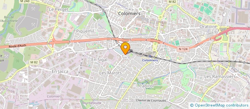 localisation de l'entreprise 799 860 176 à COLOMIERS