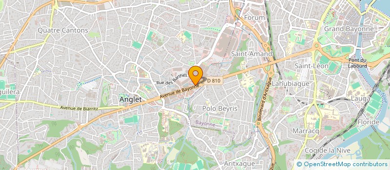 localisation de l'entreprise 799 868 385   ANGLET