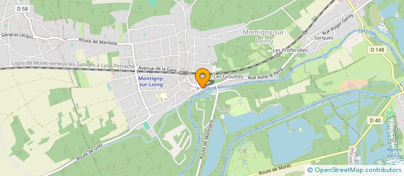 localisation de l'entreprise 799 878 830   MONTIGNY-SUR-LOING