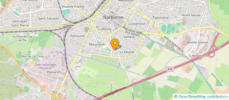 localisation de l'entreprise 799 880 190   NARBONNE