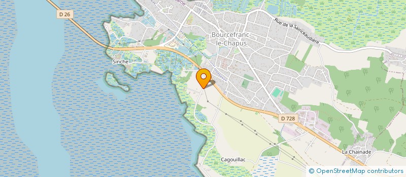 localisation de l'entreprise 799 911 631   BOURCEFRANC-LE-CHAPUS