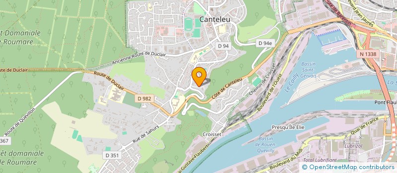 localisation de l'entreprise 799 924 790   CANTELEU