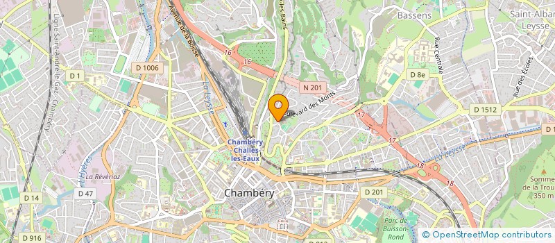 localisation de l'entreprise 799 939 814  à CHAMBERY
