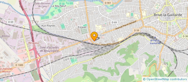 localisation de l'entreprise 799 949 516   USSAC