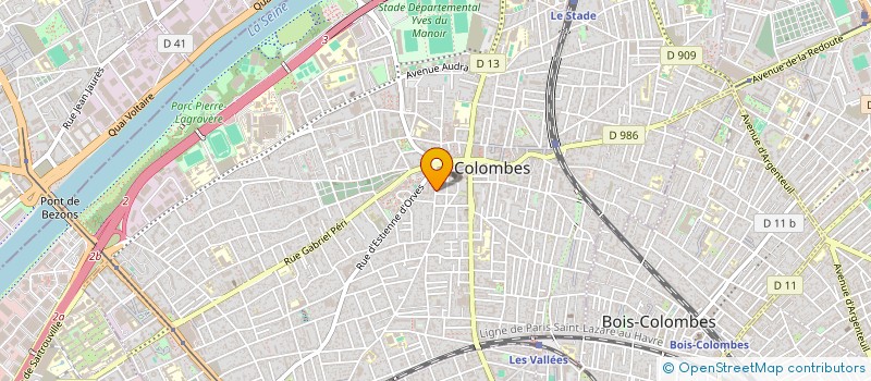 localisation de l'entreprise 799 961 511   COLOMBES