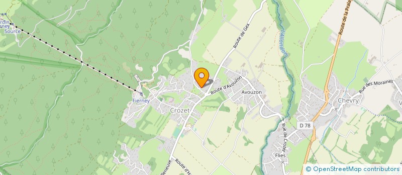 localisation de l'entreprise 799 985 924 à CROZET