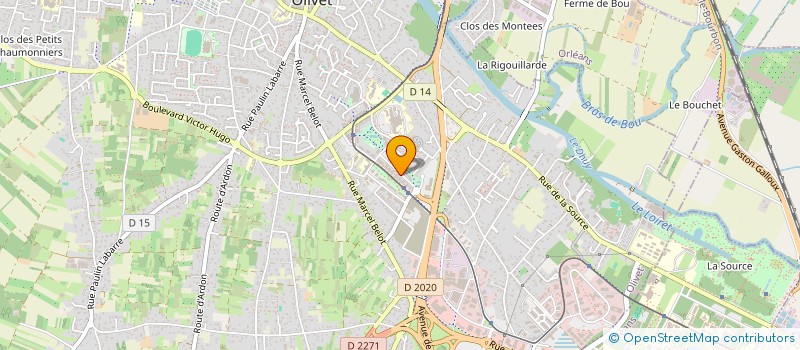 localisation de l'entreprise 799 986 120   OUDON