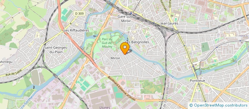 localisation de l'entreprise 799 986 633 à LE MANS
