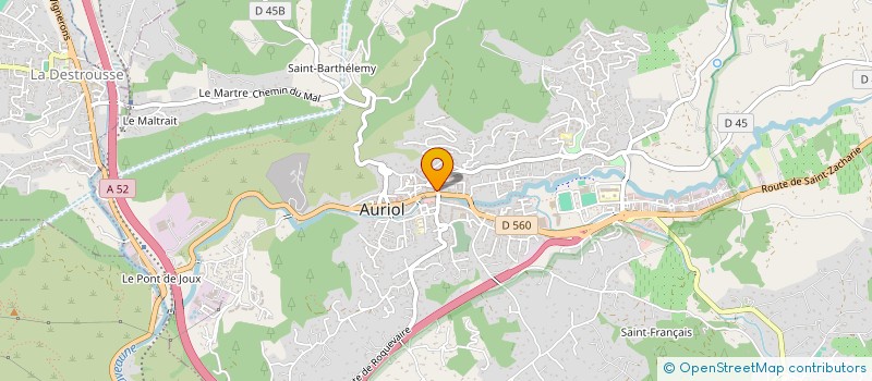 localisation de l'entreprise 799 991 807   AURIOL