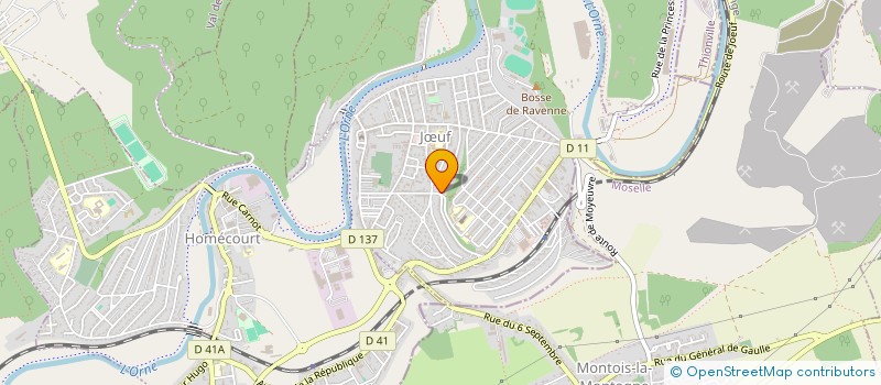 localisation de l'entreprise 7ART  JUF