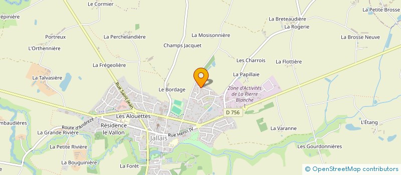 localisation de l'entreprise 7B2G  BEAUPREAU-EN-MAUGES