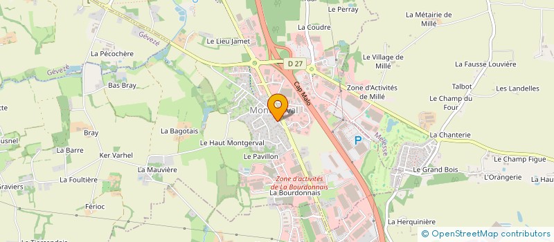 localisation de l'entreprise 7BS  LA MEZIERE