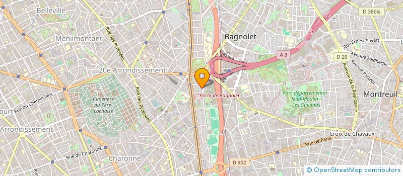 localisation de l'entreprise 7CREAM  PARIS