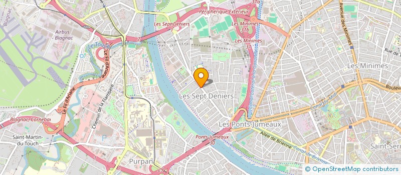 localisation de l'entreprise 7D IMMOBILIER à TOULOUSE