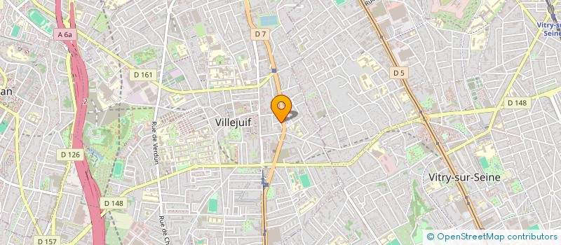 localisation de l'entreprise 7E AVENUE à VILLEJUIF