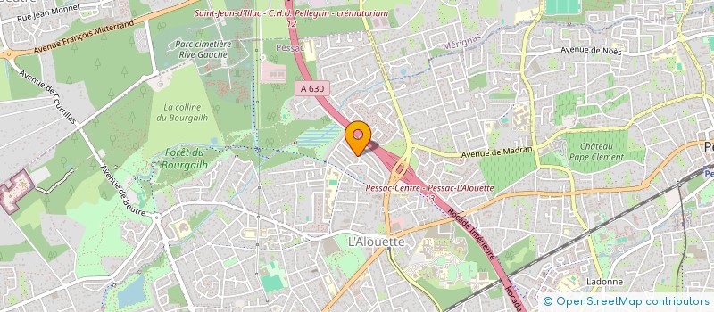 localisation de l'entreprise 7E FAMILY à PESSAC