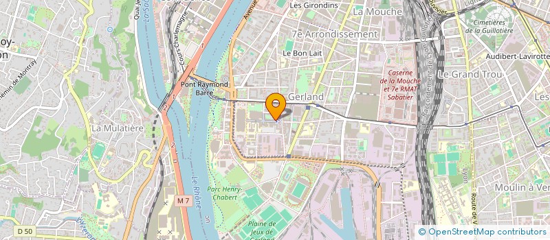 localisation de l'entreprise 7EME AVENUE  LYON