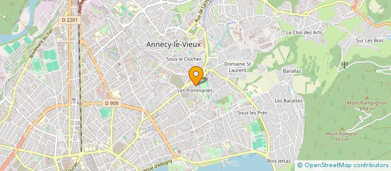 localisation de l'entreprise 7EME ETAGE à ANNECY