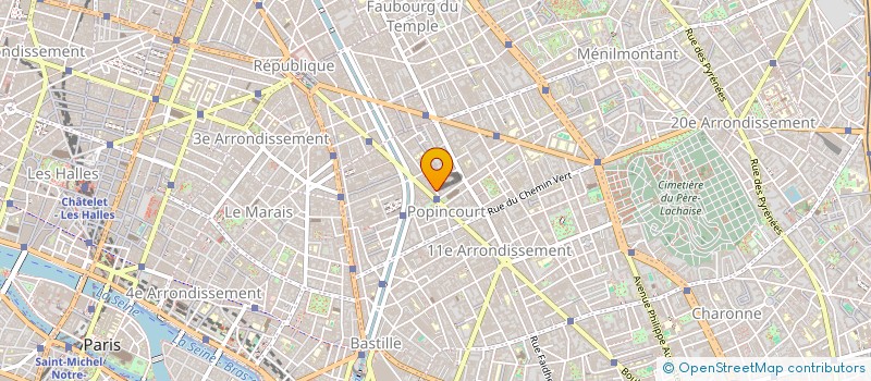 localisation de l'entreprise 7EME SENS à PARIS