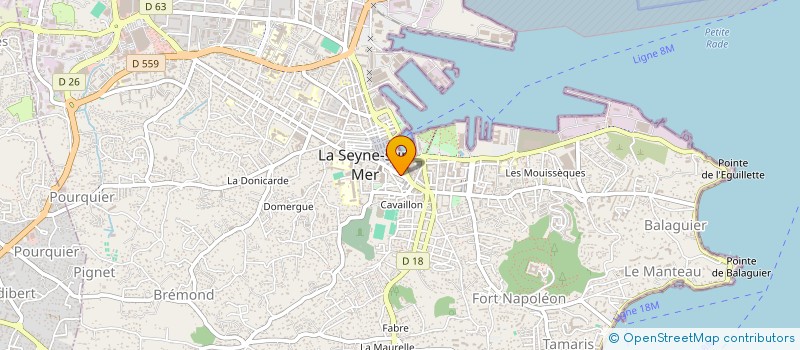 localisation de l'entreprise 7EME VAGUE à LA SEYNE-SUR-MER