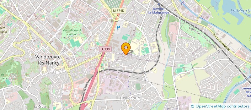 localisation de l'entreprise 7ERGONOMIE  JARVILLE-LA-MALGRANGE