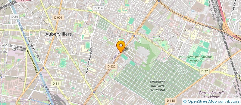 localisation de l'entreprise 7EVEN CAPITAL  AUBERVILLIERS