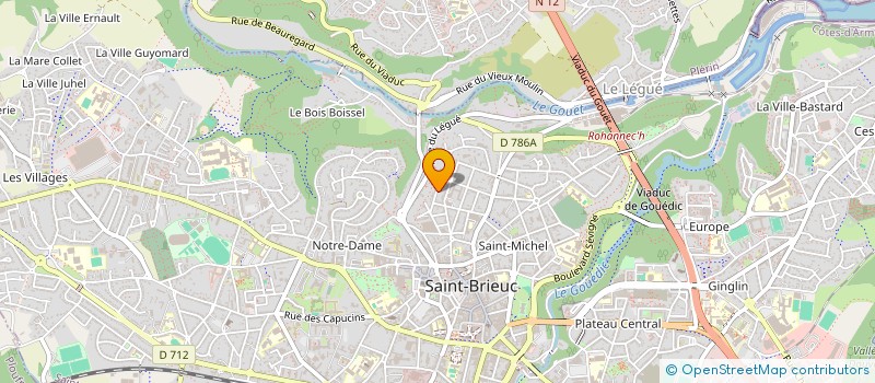 localisation de l'entreprise 7G à SAINT-BRIEUC