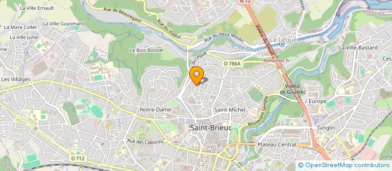 localisation de l'entreprise 7G CONSEIL à SAINT-BRIEUC