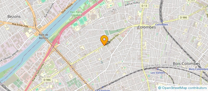 localisation de l'entreprise 7K SCI à COLOMBES