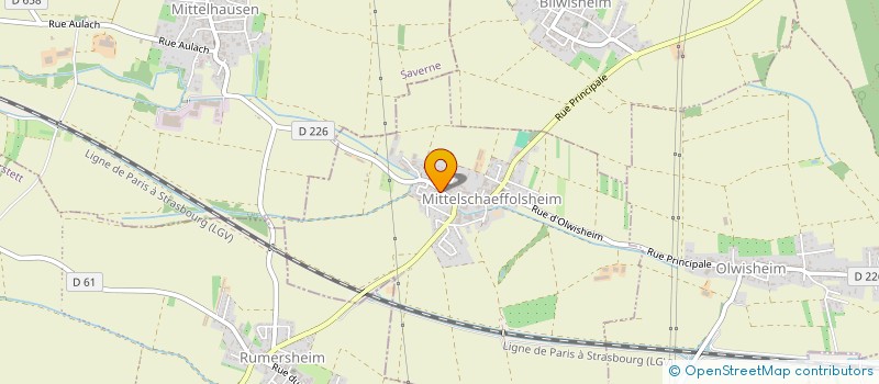 localisation de l'entreprise 7L  MITTELSCHAEFFOLSHEIM