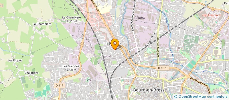 localisation de l'entreprise 7M à VIRIAT