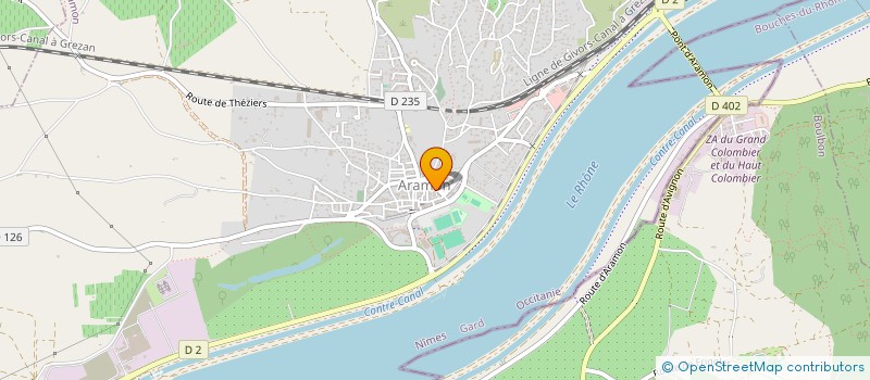 localisation de l'entreprise 7PC  ARAMON