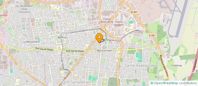 localisation de l'entreprise 7R PRODUCTION  TOURS