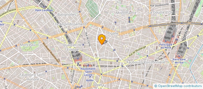 localisation de l'entreprise 7S SCENE à PARIS