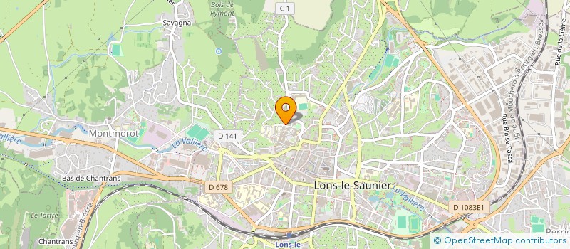 localisation de l'entreprise 7SENS PRODUCTION  LONS-LE-SAUNIER